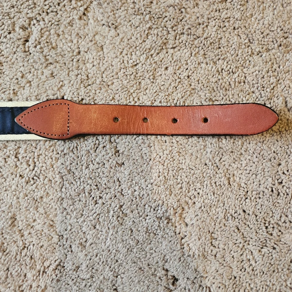 Chatham Chino Company Hurricane Flag Canvas Belt Cape Cod 50